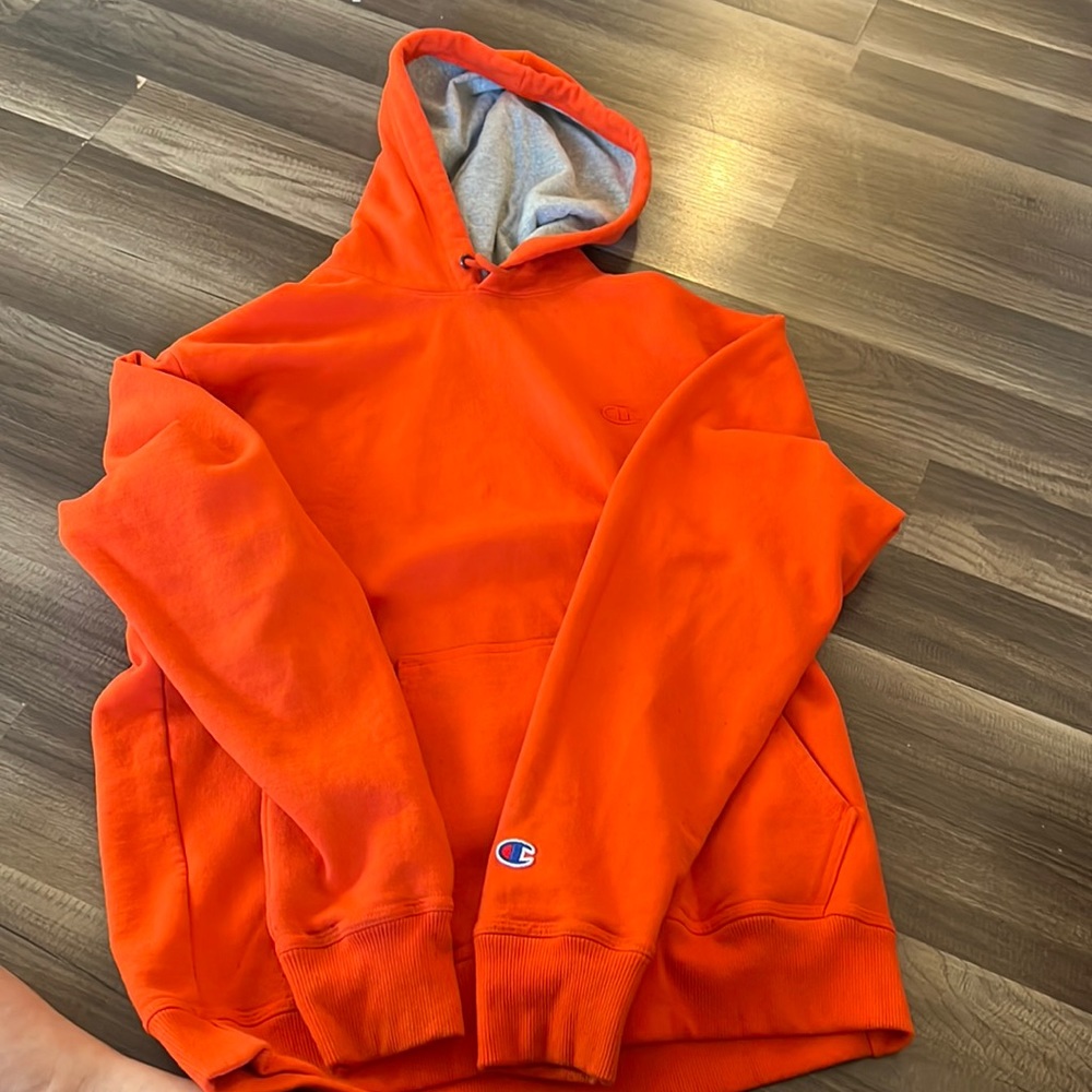 Orange Champion Hoodie